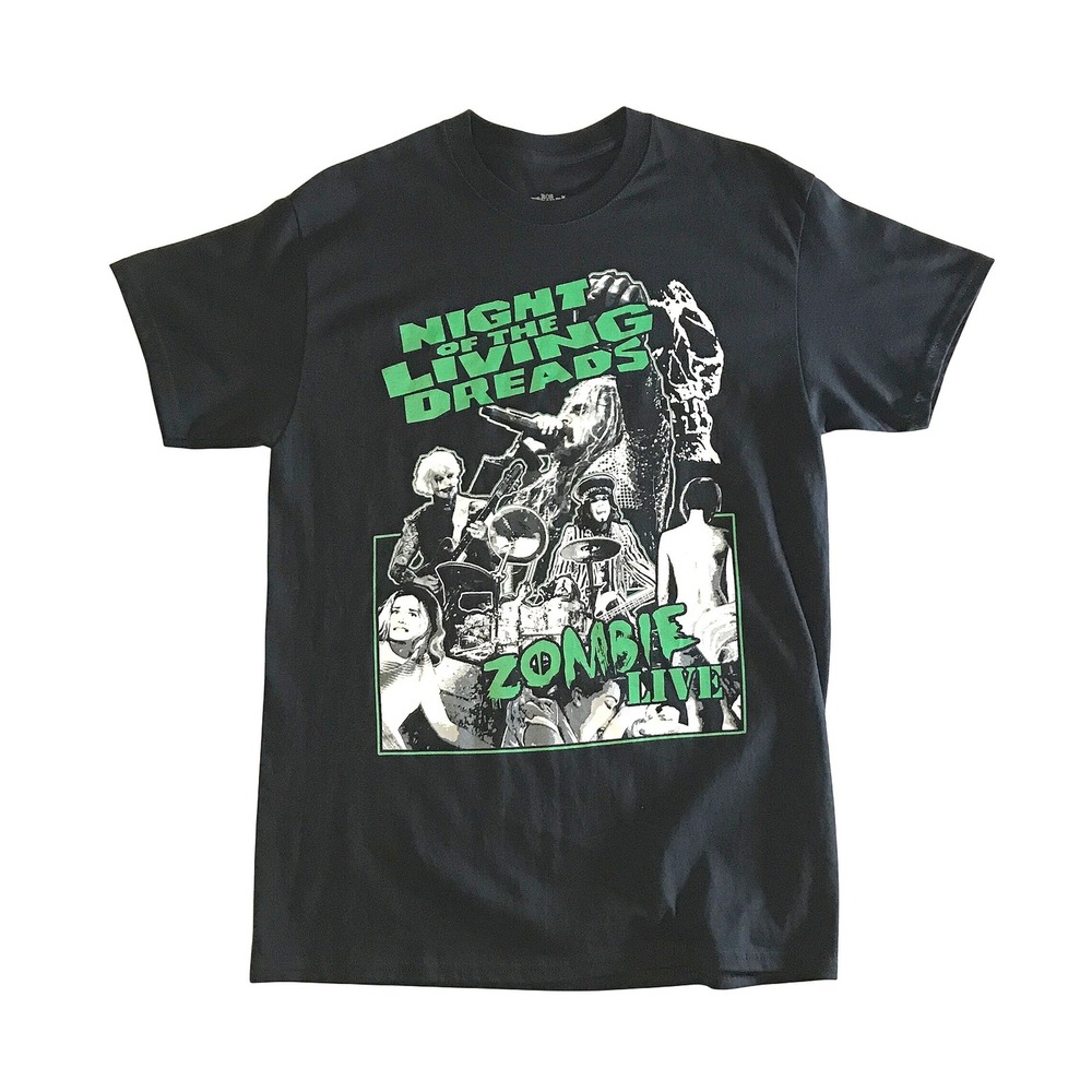 Rob Zombie Night of the Living Dreads 2021 Tour T-Shirt Black Green Mens M